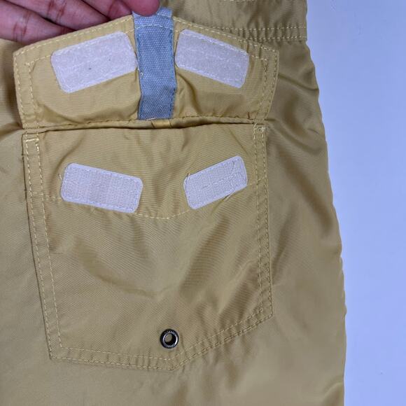 Brixton Men's Swim Trunks 32 Tan Drawstring Surf Beach Shorts - Picture 4 of 6